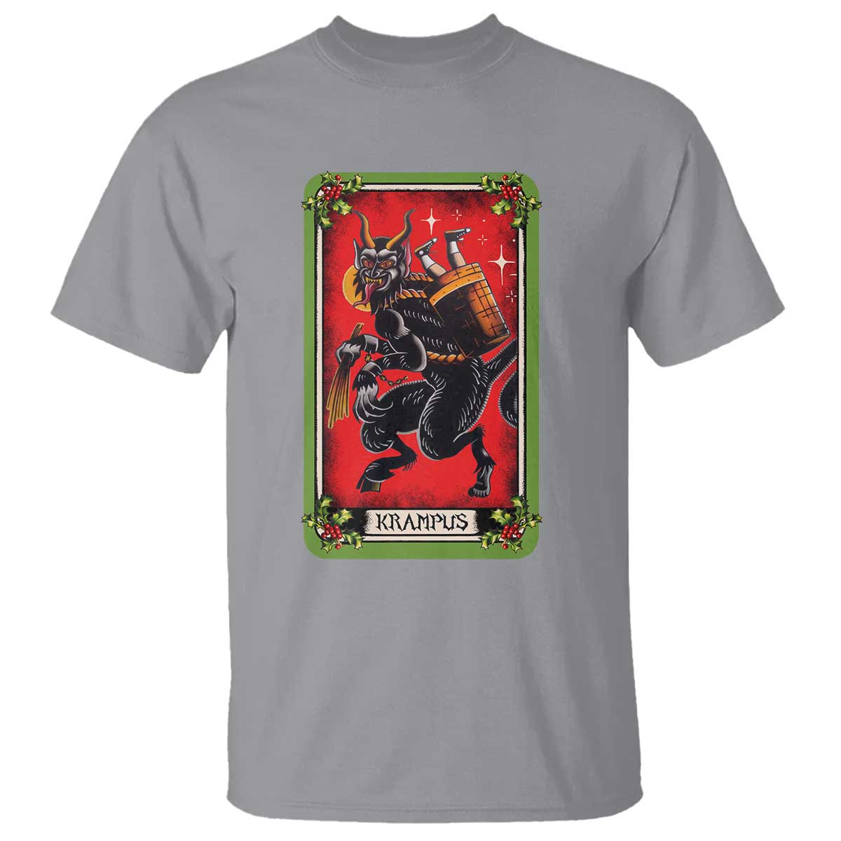 christmas-krampus-t-shirt-american-traditional-tarot-card