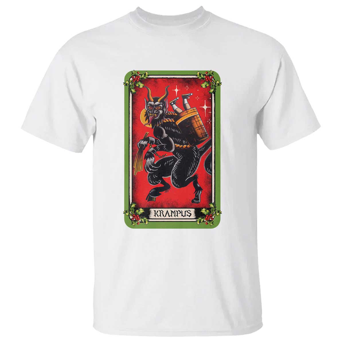 christmas-krampus-t-shirt-american-traditional-tarot-card