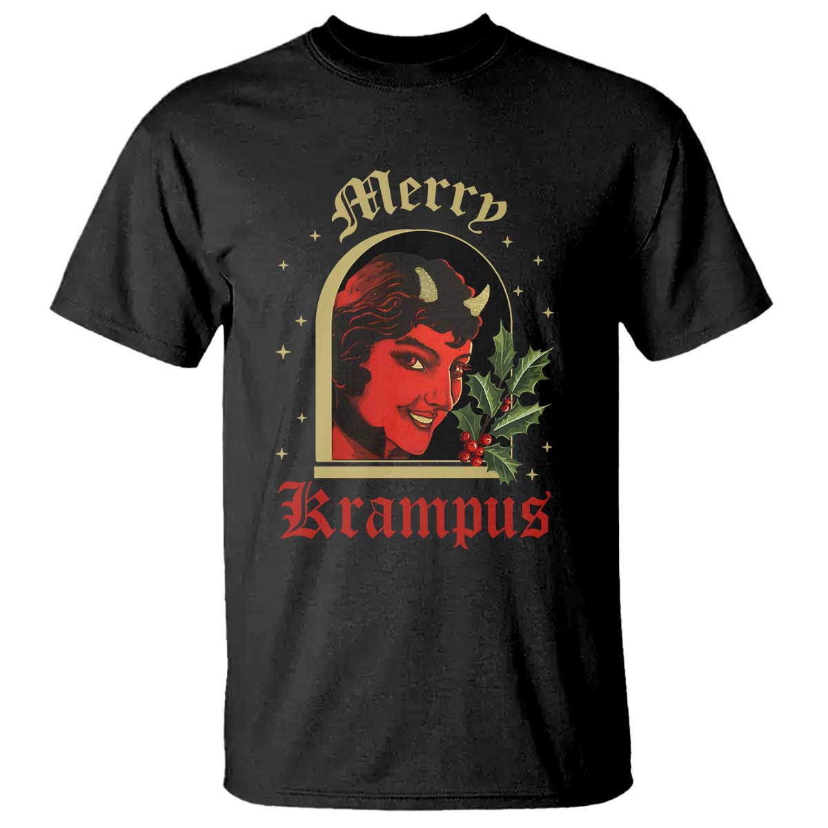 horror-christmas-female-krampus-t-shirt