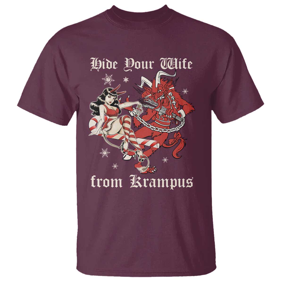 funny-christmas-t-shirt-hide-your-wife-from-krampus