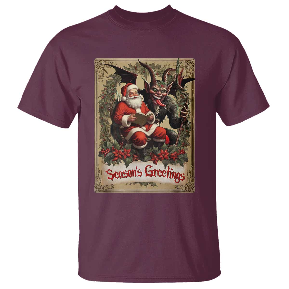 christmas-krampus-t-shirt-season-greeting-vintage-tarot-card