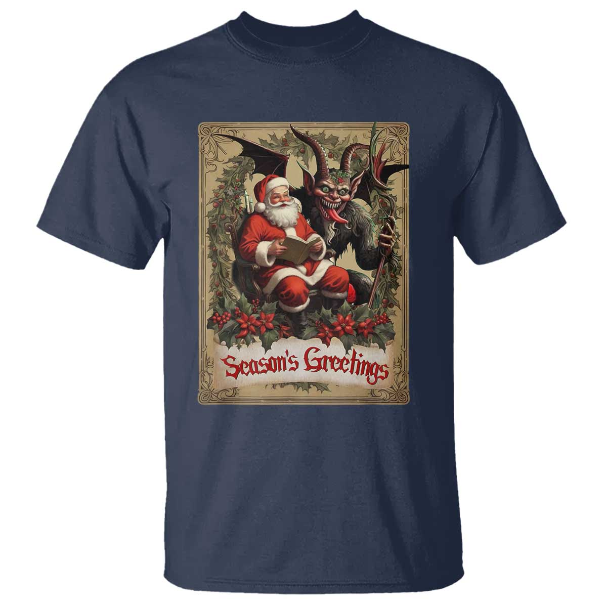 christmas-krampus-t-shirt-season-greeting-vintage-tarot-card