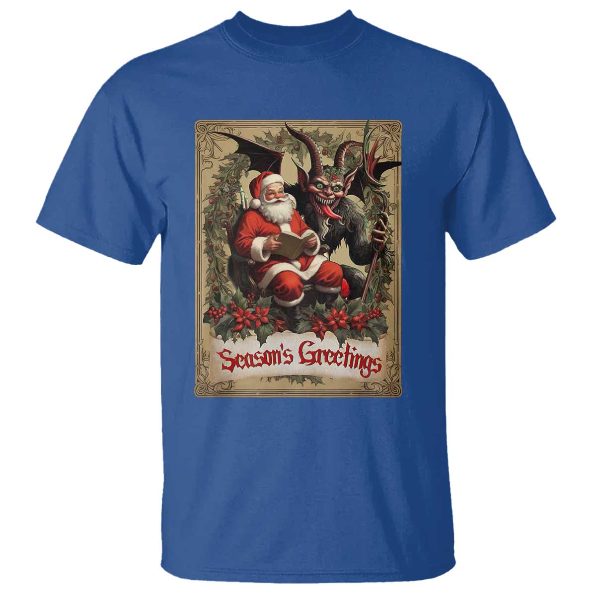 christmas-krampus-t-shirt-season-greeting-vintage-tarot-card