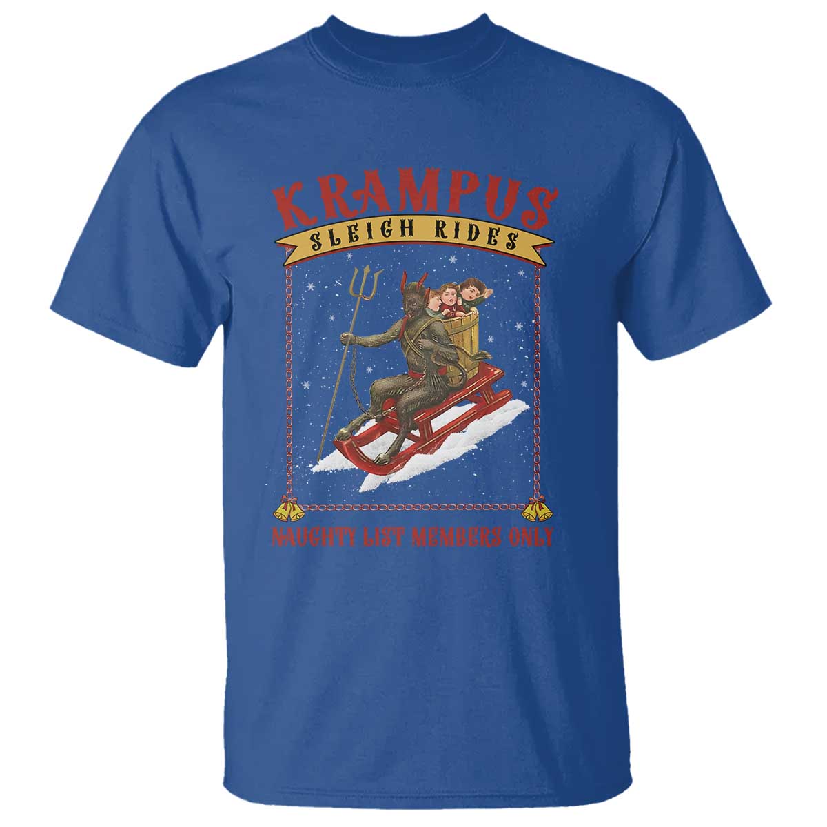 funny-krampus-sleigh-rides-t-shirt-naughty-list-members-only