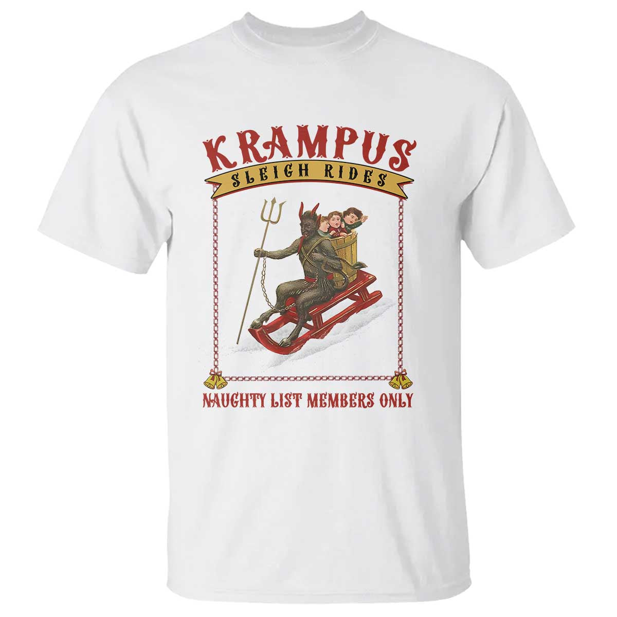 funny-krampus-sleigh-rides-t-shirt-naughty-list-members-only