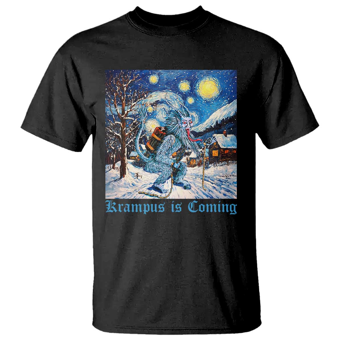 krampus-is-coming-t-shirt-spooky-christmas-starry-night