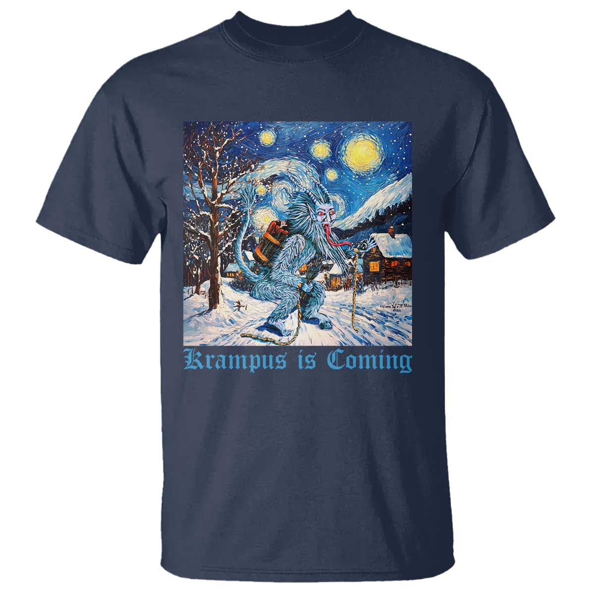 krampus-is-coming-t-shirt-spooky-christmas-starry-night