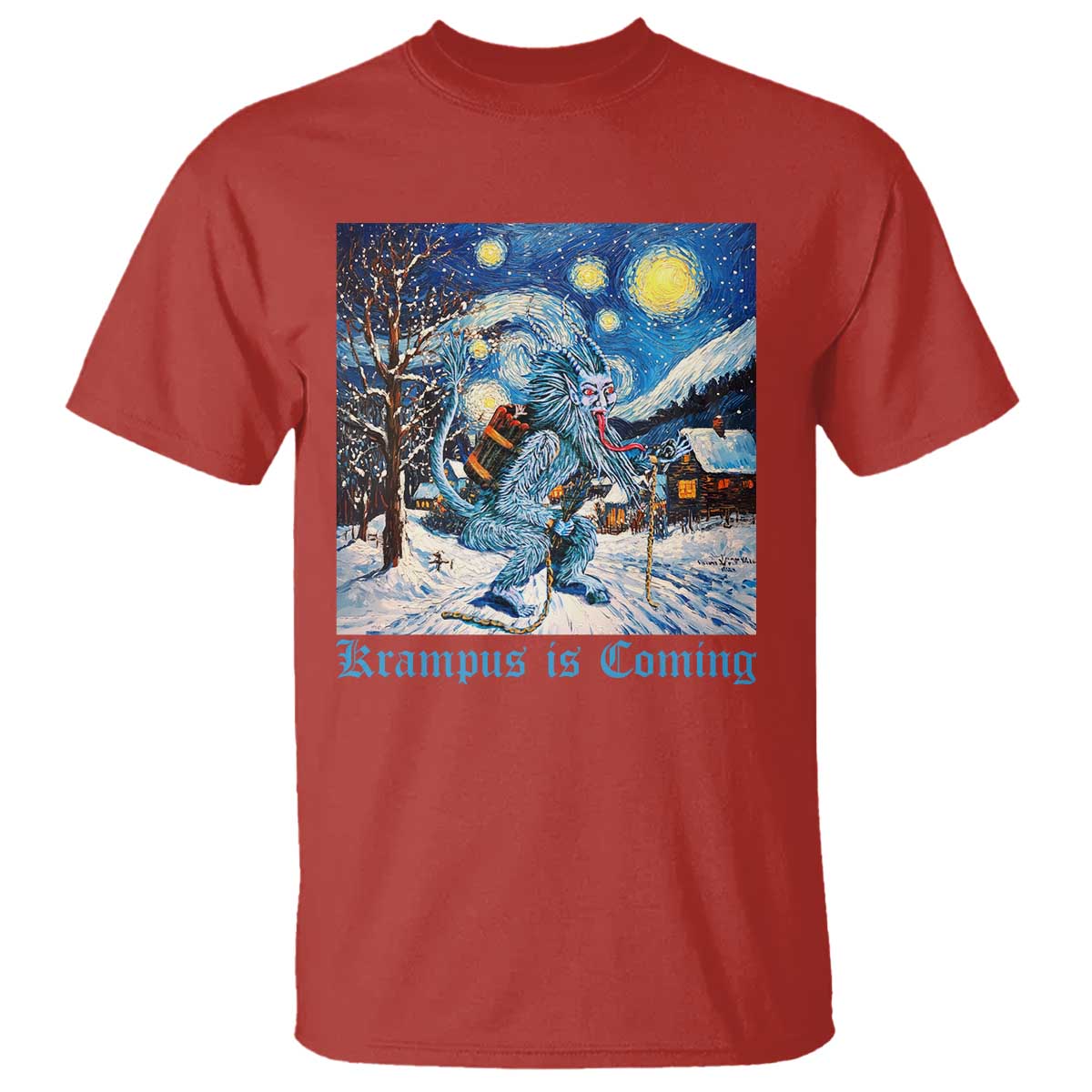 krampus-is-coming-t-shirt-spooky-christmas-starry-night