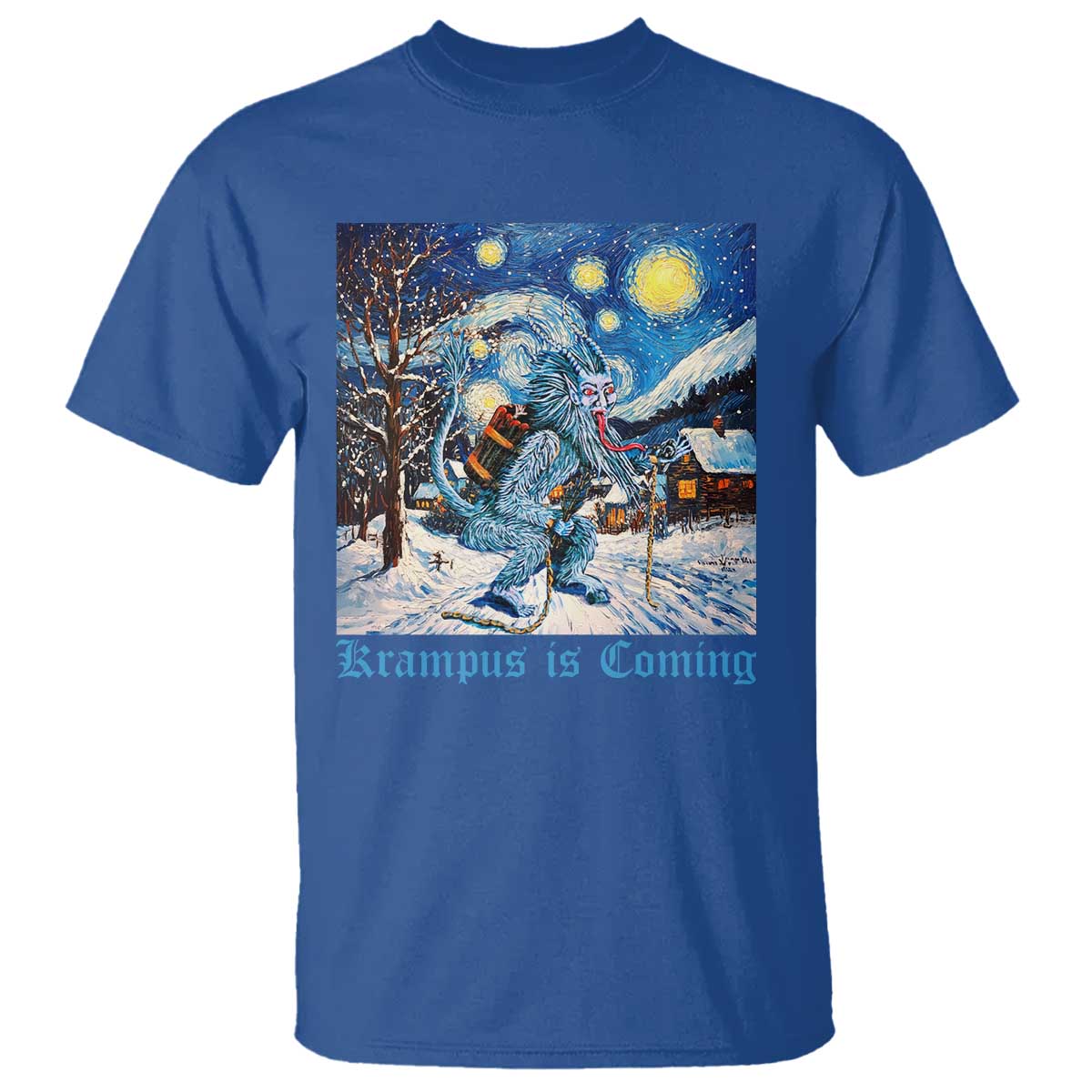 krampus-is-coming-t-shirt-spooky-christmas-starry-night