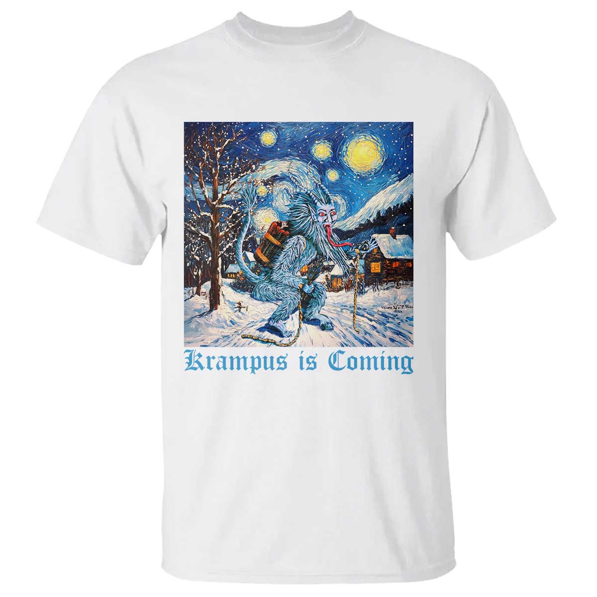 krampus-is-coming-t-shirt-spooky-christmas-starry-night