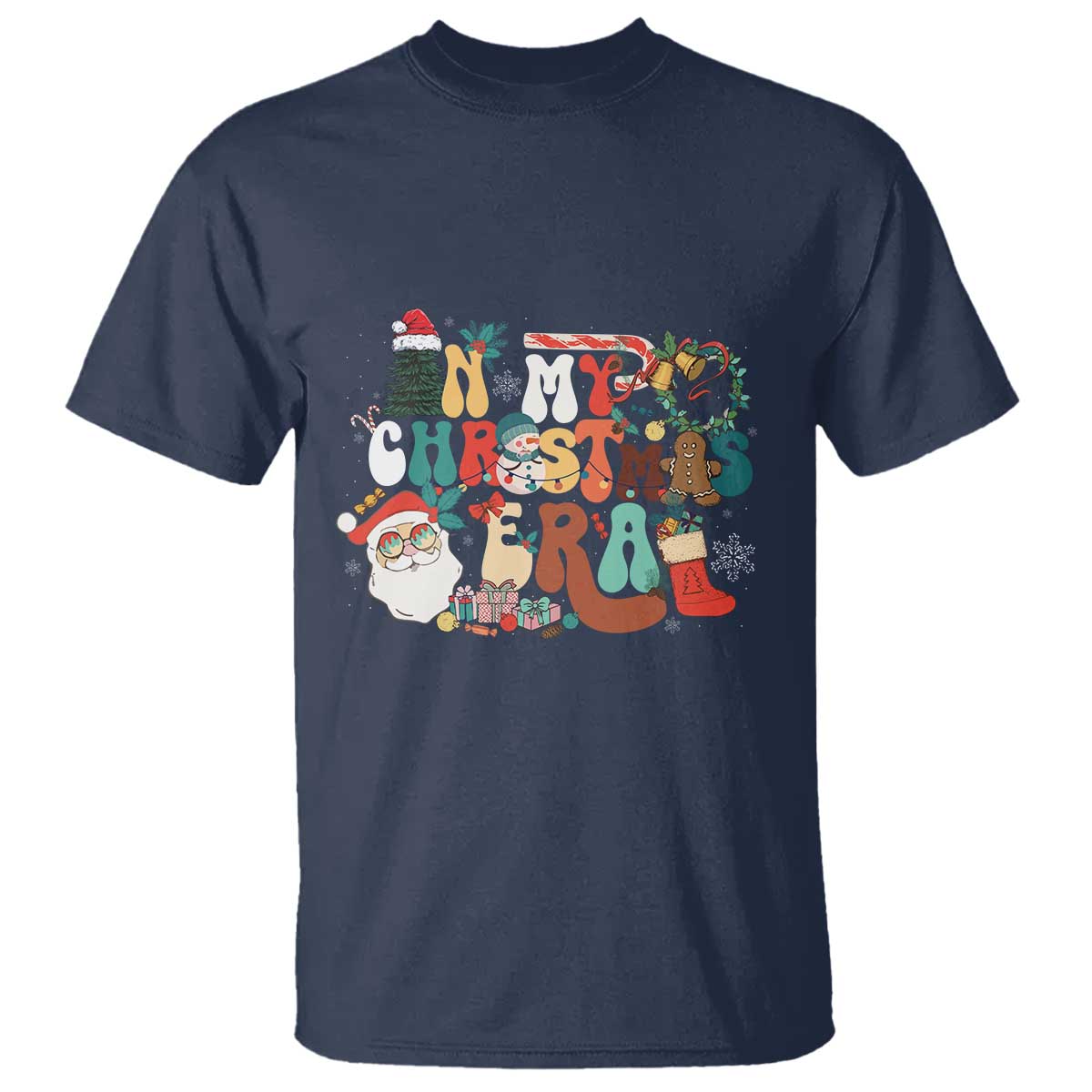 in-my-christmas-era-retro-groovy-t-shirt