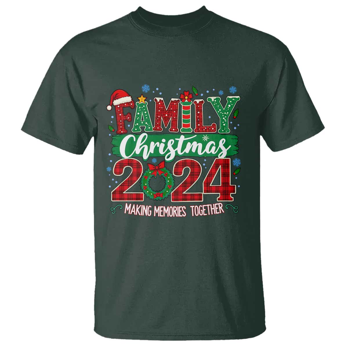 family-christmas-2024-t-shirt-making-memories-together