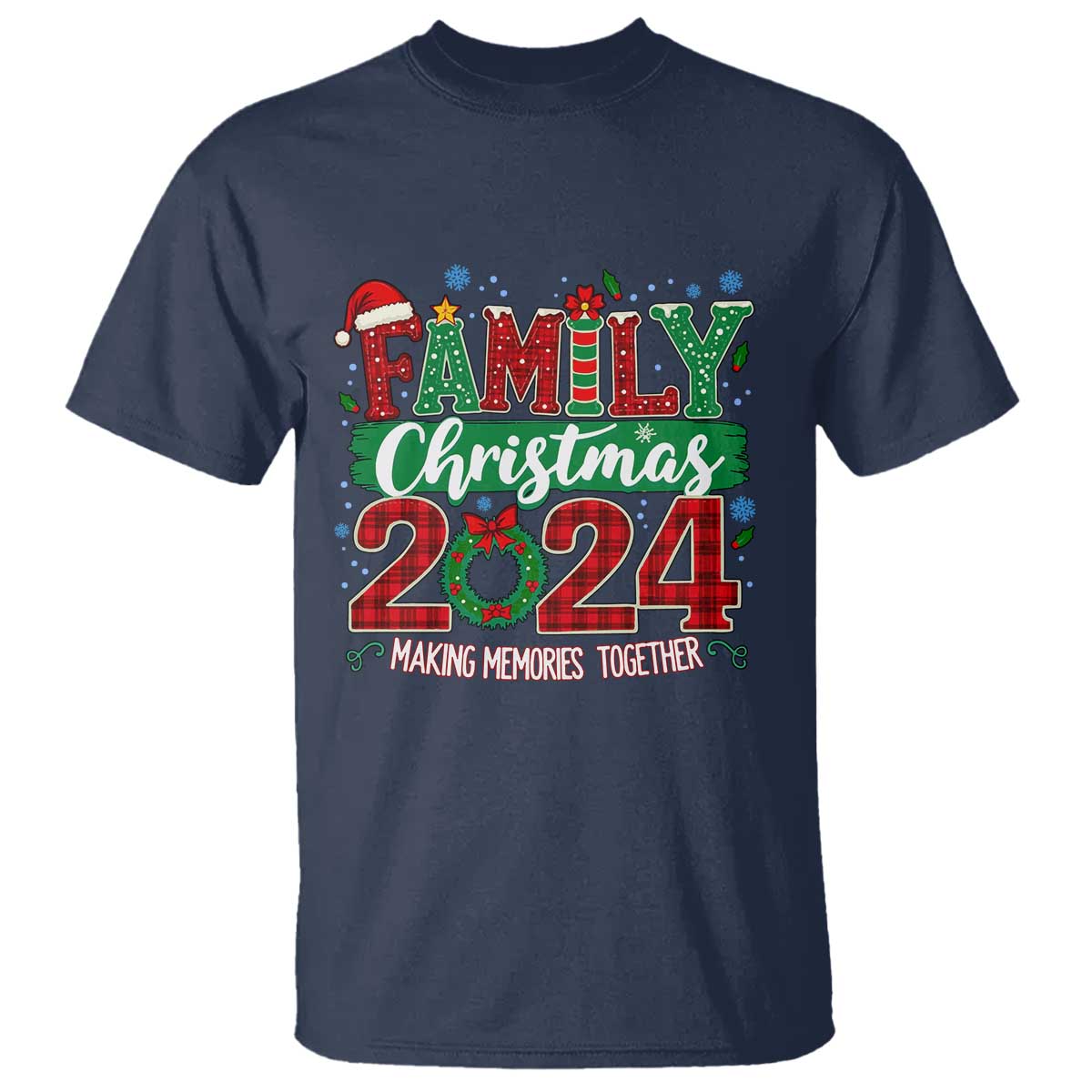 family-christmas-2024-t-shirt-making-memories-together