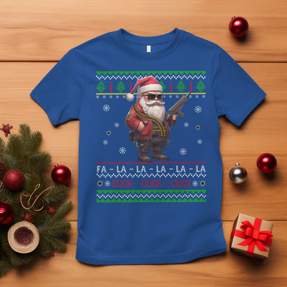 christmas-t-shirt-santa-claus-gun-click-click-sing-fa-la-la-la