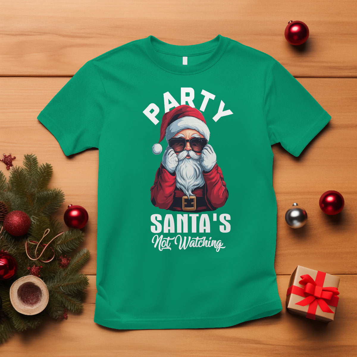 christmas-t-shirt-party-like-santas-not-watching-funny-santa-sunglas