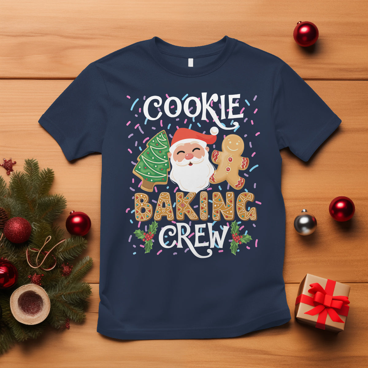 christmas-t-shirt-cookie-baking-crew-santa-xmas-tree-gingerbread
