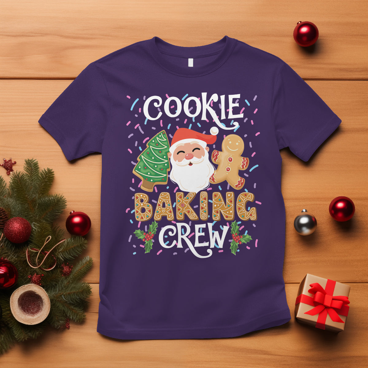 christmas-t-shirt-cookie-baking-crew-santa-xmas-tree-gingerbread