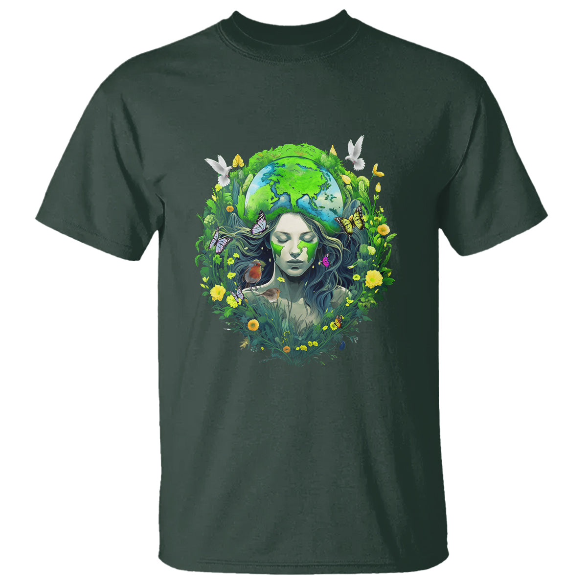 earth-day-t-shirt-mother-earth-gaia-goddess-of-nature