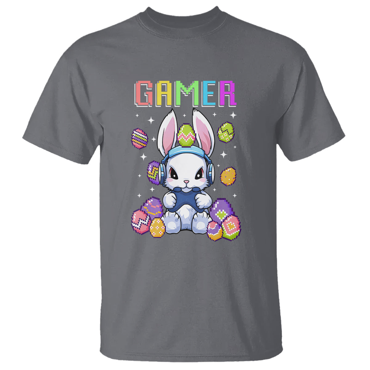 easter-day-t-shirt-bunny-gamer-playing-video-game