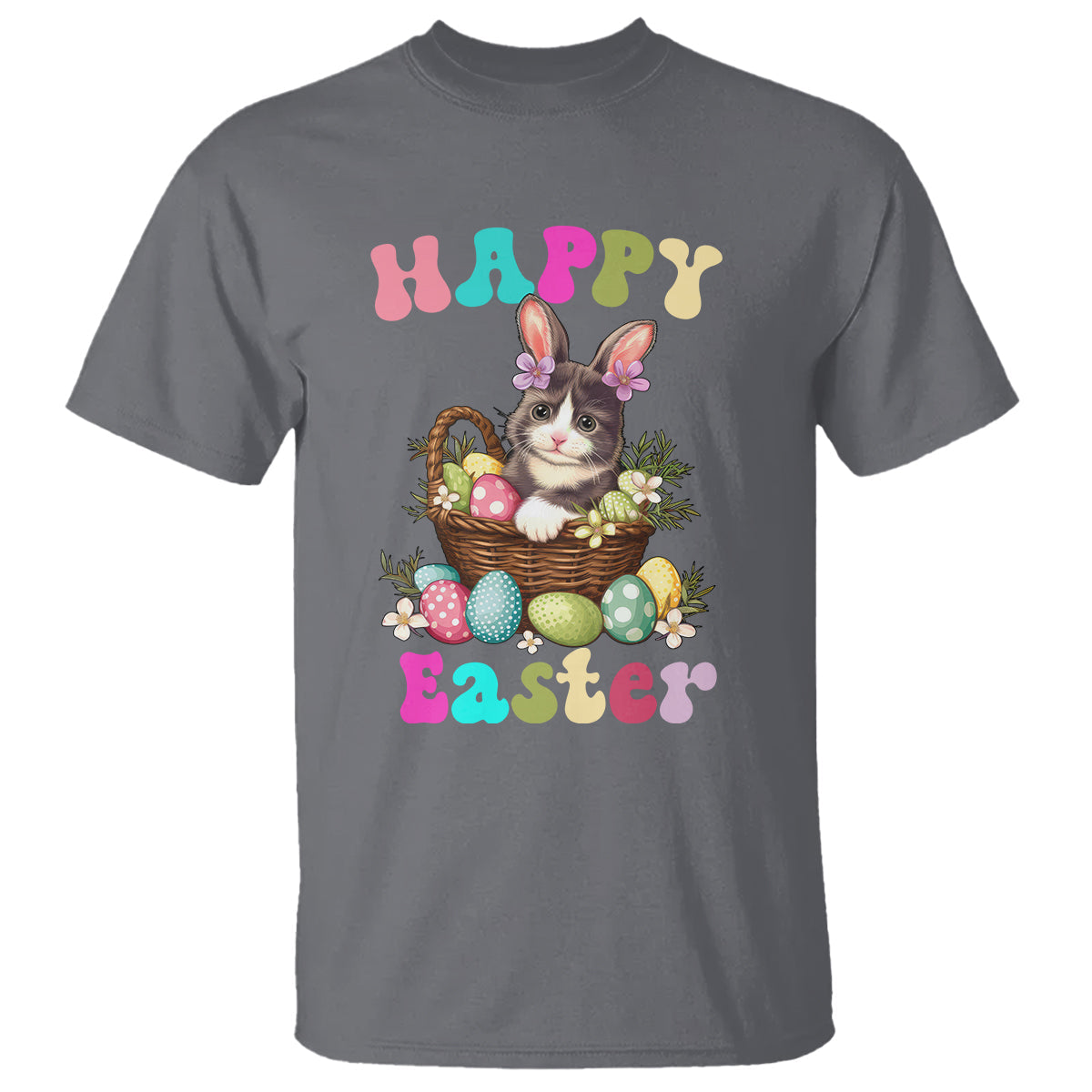 easter-day-t-shirt-cute-cat-bunny-costume-egg-basket