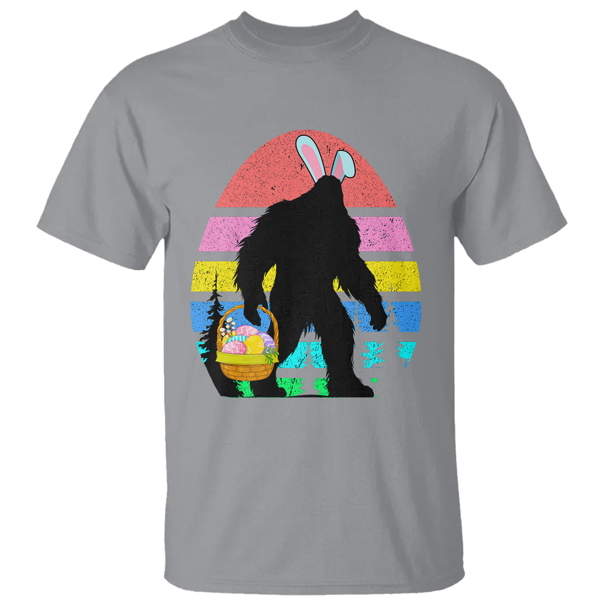 easter-day-funny-bigfoot-bunny-egg-basket-t-shirt