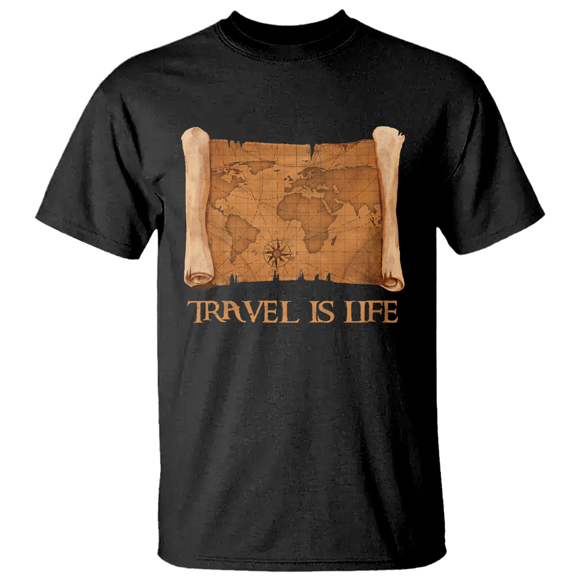travel-is-life-t-shirt-vintage-world-map-traveling