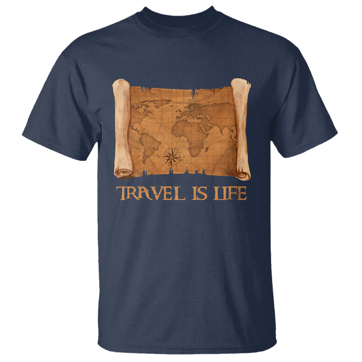 travel-is-life-t-shirt-vintage-world-map-traveling