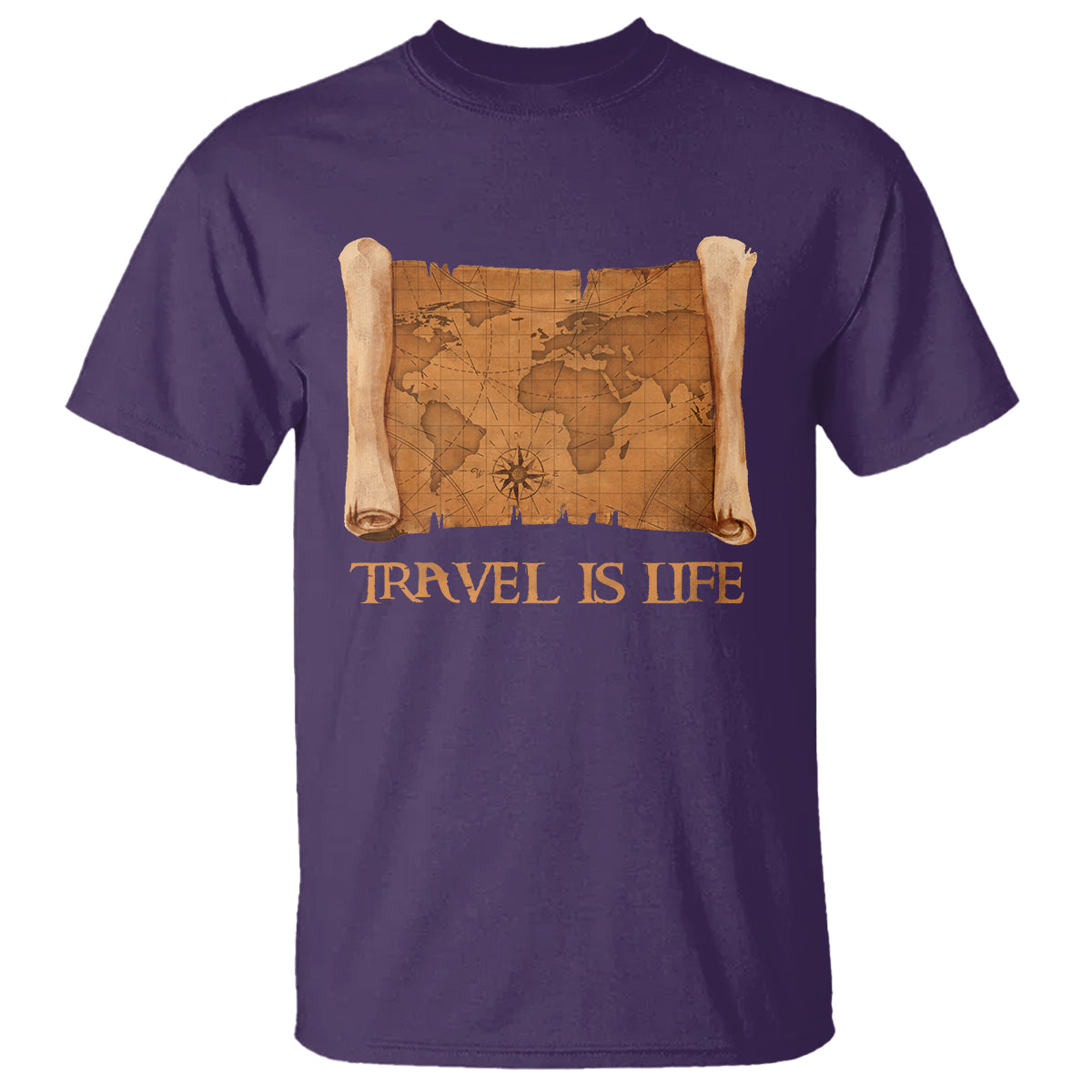 travel-is-life-t-shirt-vintage-world-map-traveling