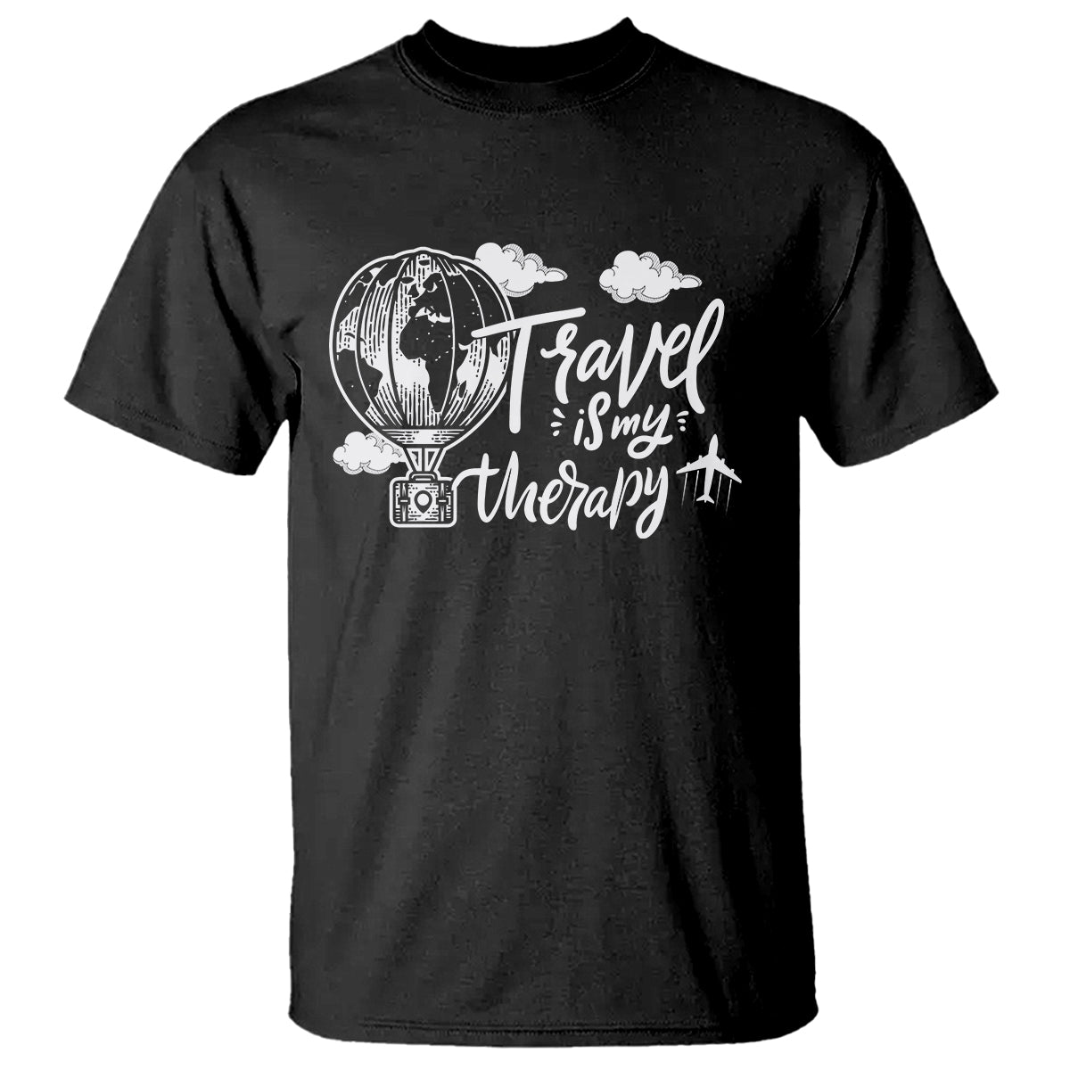 travel-is-my-therapy-t-shirt-world-traveling