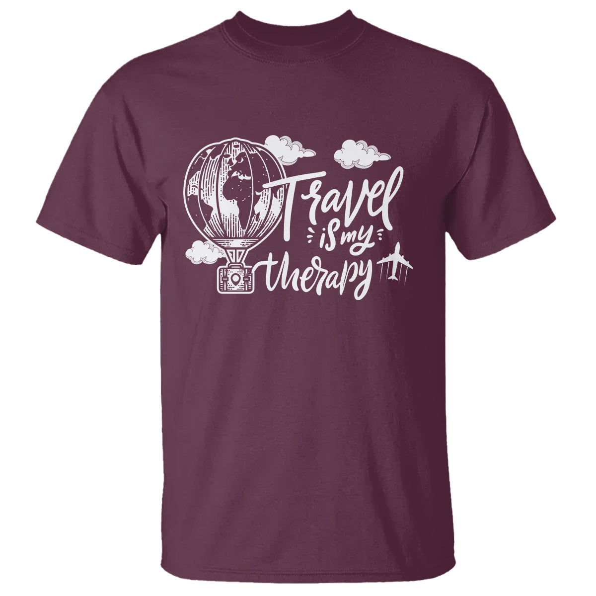 travel-is-my-therapy-t-shirt-world-traveling