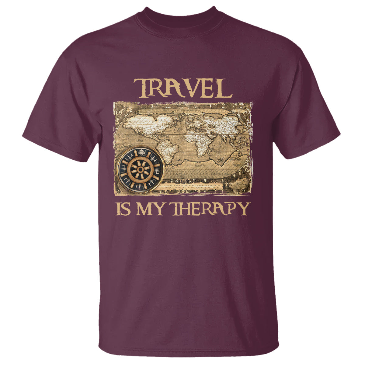 travel-is-my-therapy-t-shirt-vintage-world-map-traveling