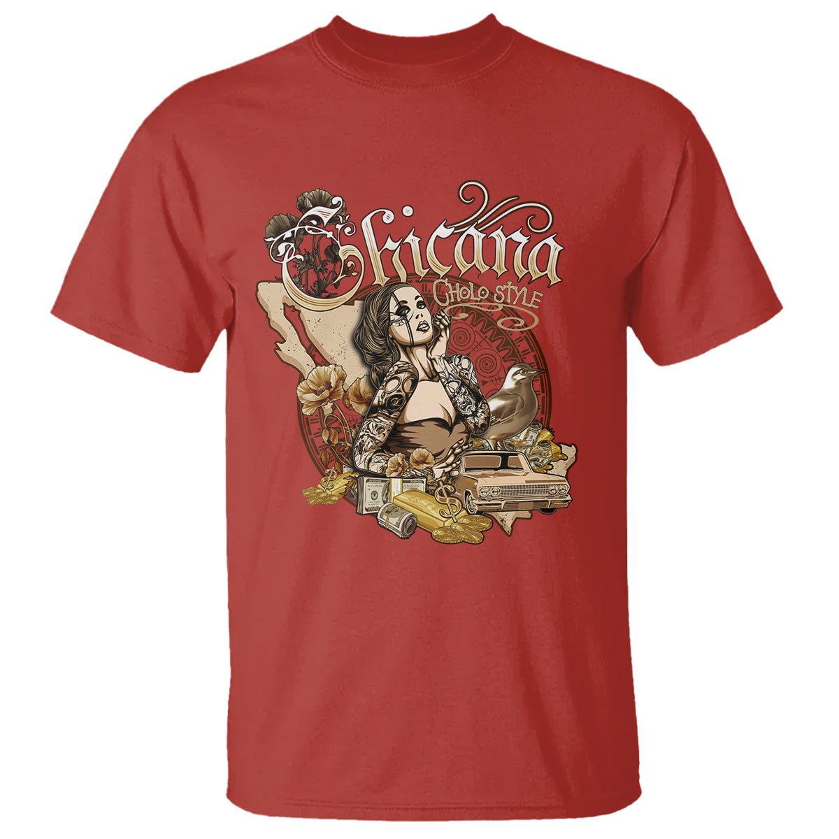 chicana-mexico-cholo-mexican-american-latina-t-shirt