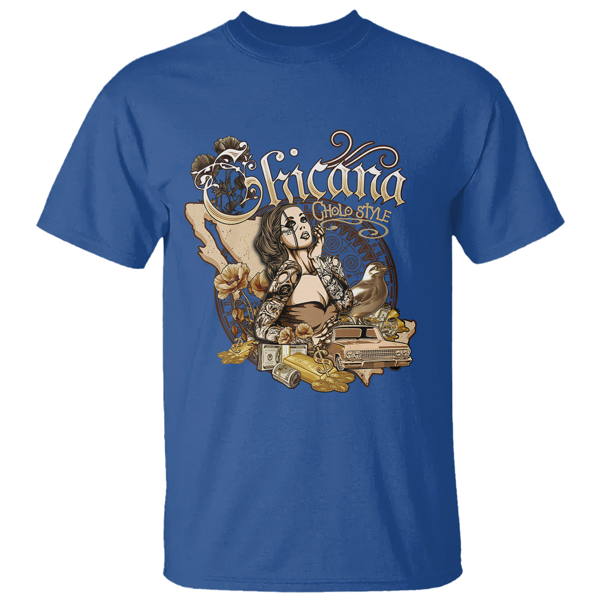 chicana-mexico-cholo-mexican-american-latina-t-shirt