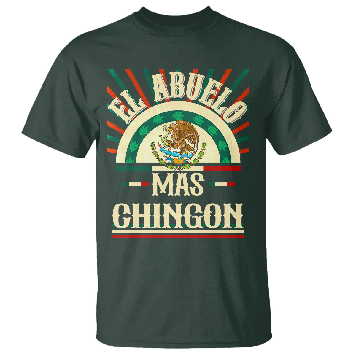 el-abuelo-mas-chingon-mexican-grandpa-mexico-fathers-day-t-shirt