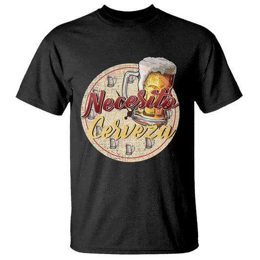 mexican-drinking-t-shirt-necesito-cerveza-mexico-beer-lover