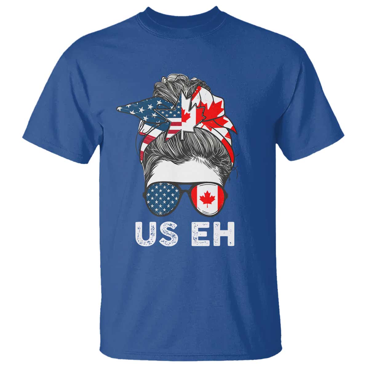 american-canadian-t-shirt-us-eh-messy-bun-usa-canada-flag