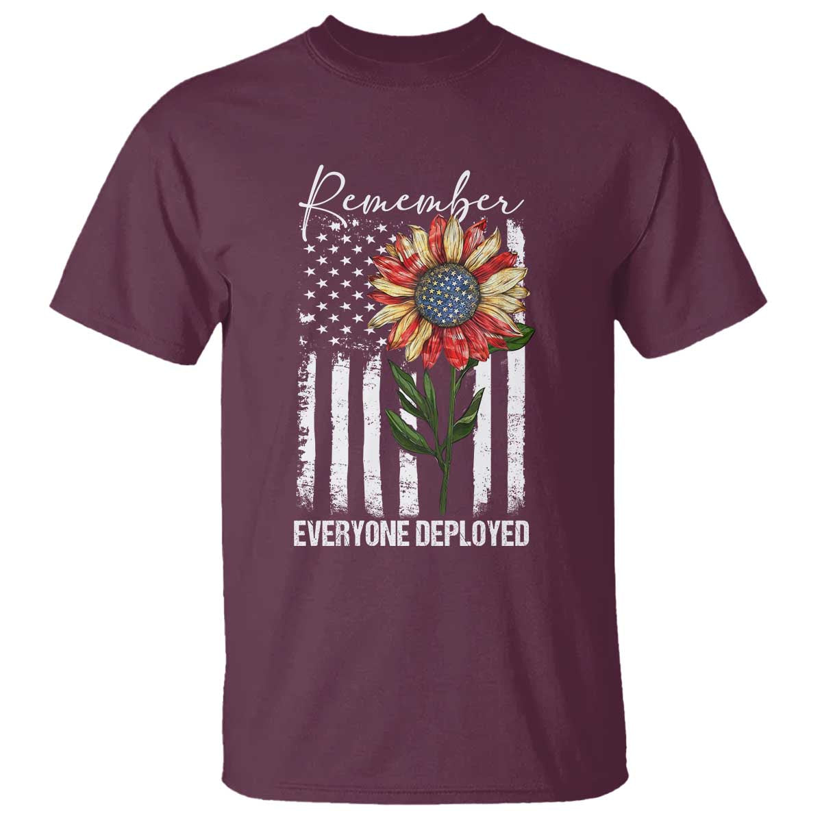 red-friday-t-shirt-remember-everyone-deployed-american-flag-sunflower