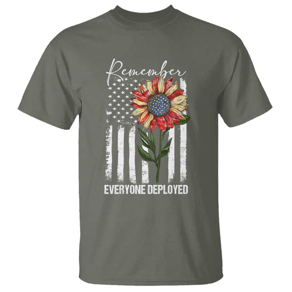 red-friday-t-shirt-remember-everyone-deployed-american-flag-sunflower