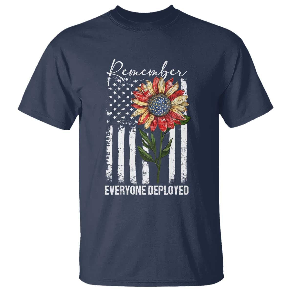 red-friday-t-shirt-remember-everyone-deployed-american-flag-sunflower