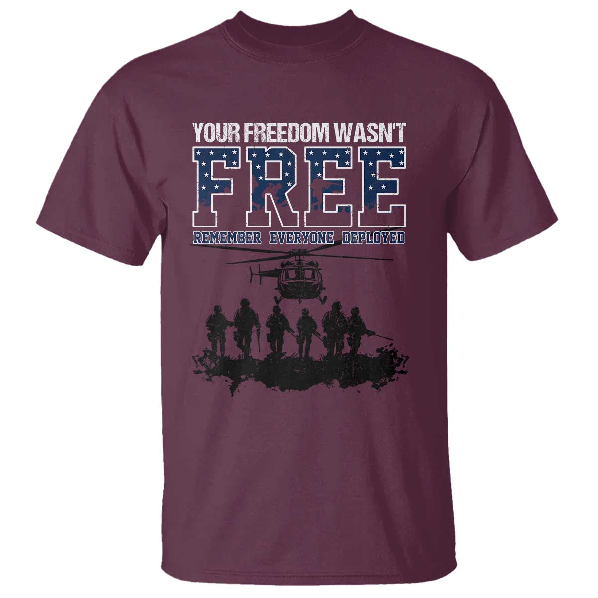 red-friday-t-shirt-your-freedom-wasnt-free-remember-everyone-deployed