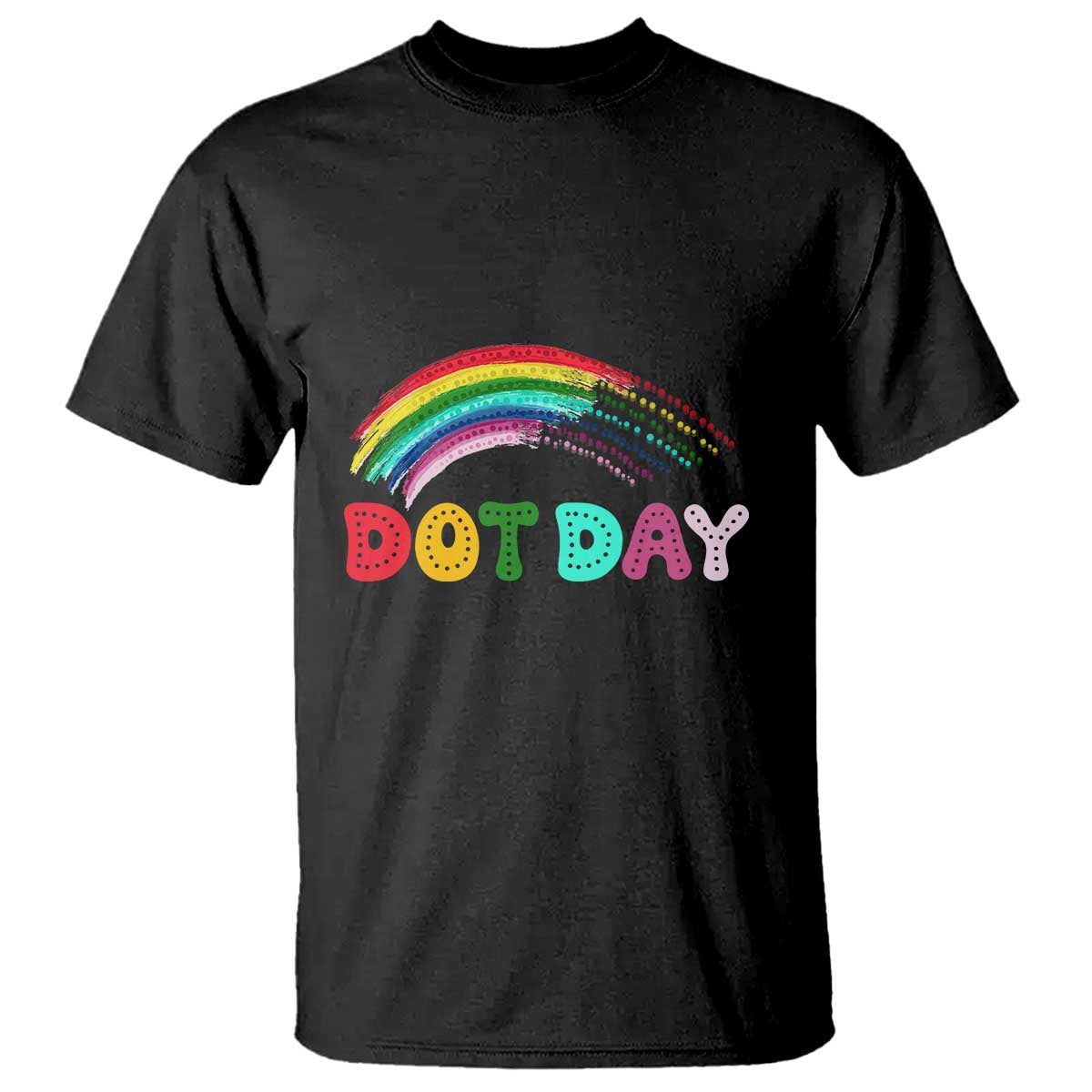 rainbow-happy-dot-day-t-shirt