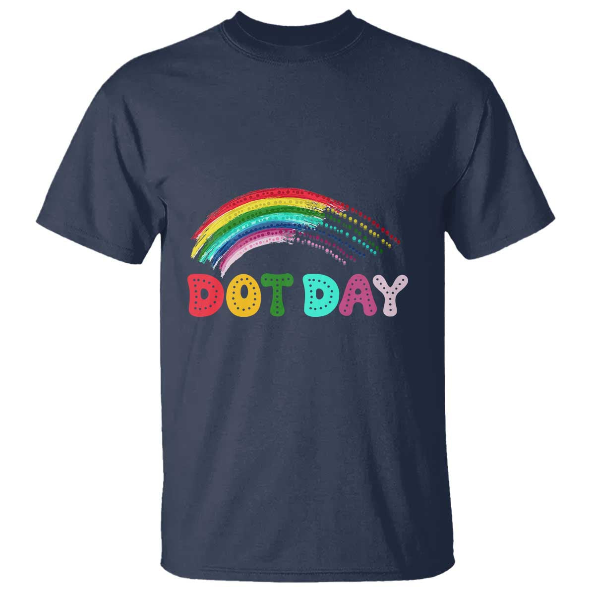 rainbow-happy-dot-day-t-shirt