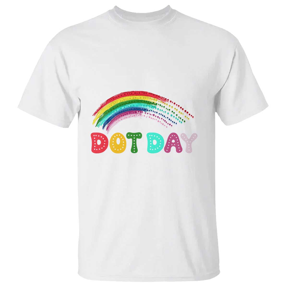 rainbow-happy-dot-day-t-shirt