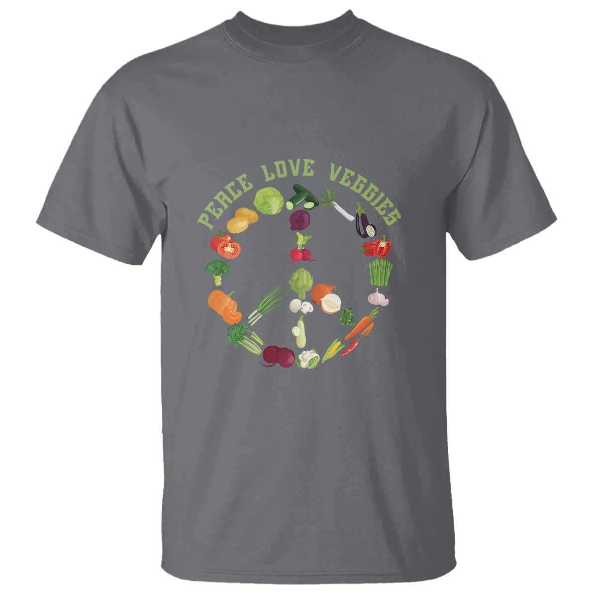 vegetarian-t-shirt-peace-love-veggies