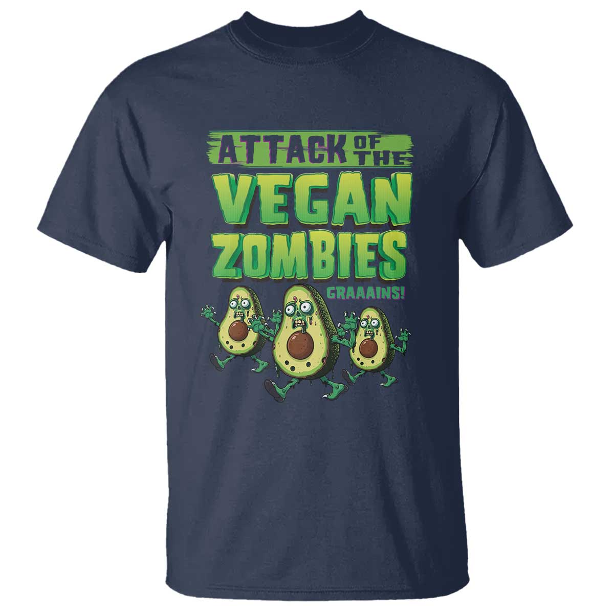 halloween-vegetarian-t-shirt-attack-of-the-vegan-zombies