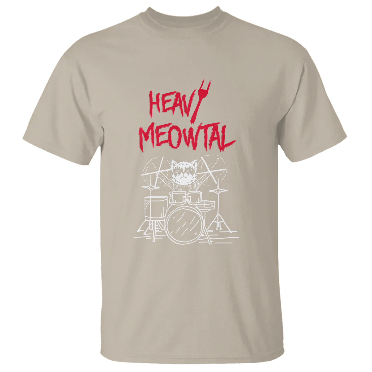 heavy-metal-t-shirt-cat-drummer-meowtal-rock-drum-band