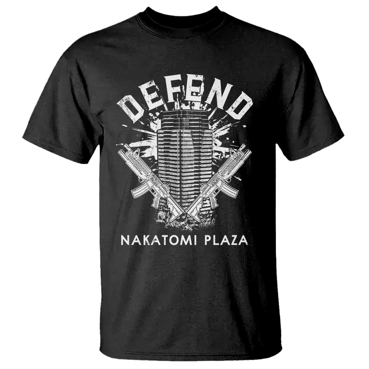 defend-nakatomi-plaza-funny-christmas-t-shirt