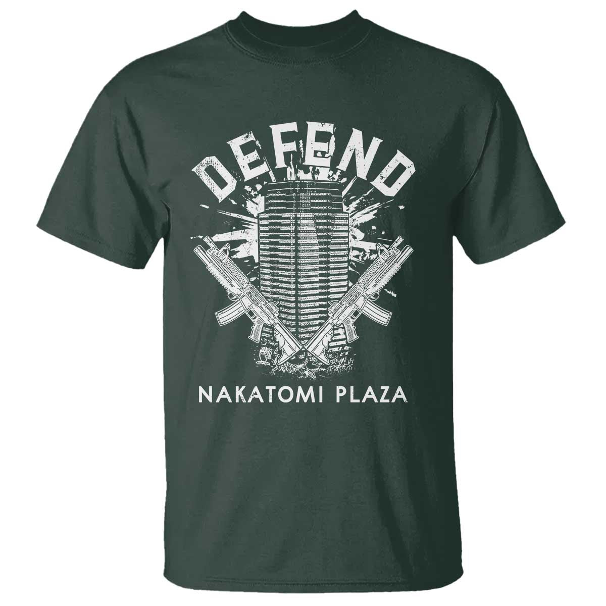 defend-nakatomi-plaza-funny-christmas-t-shirt