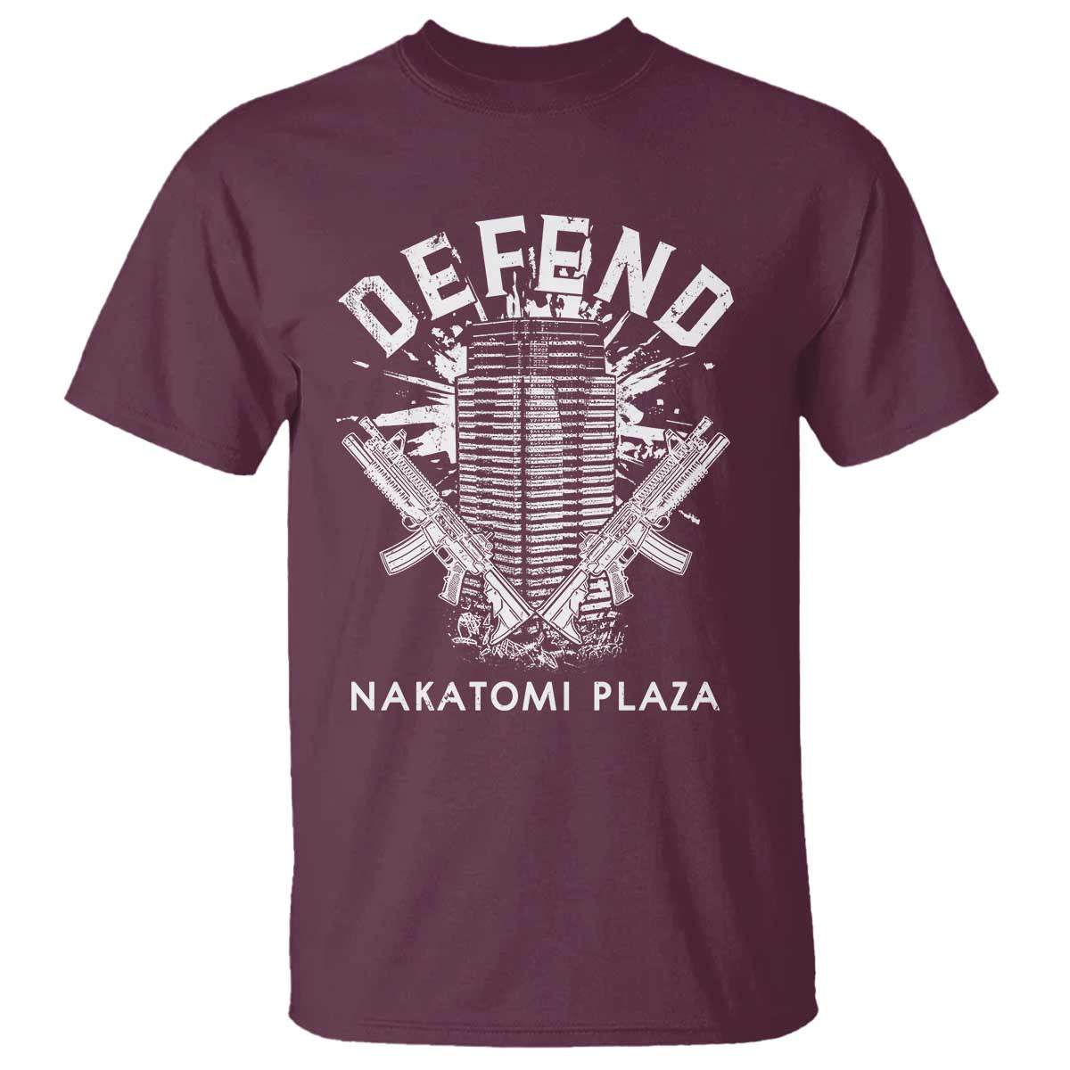 defend-nakatomi-plaza-funny-christmas-t-shirt