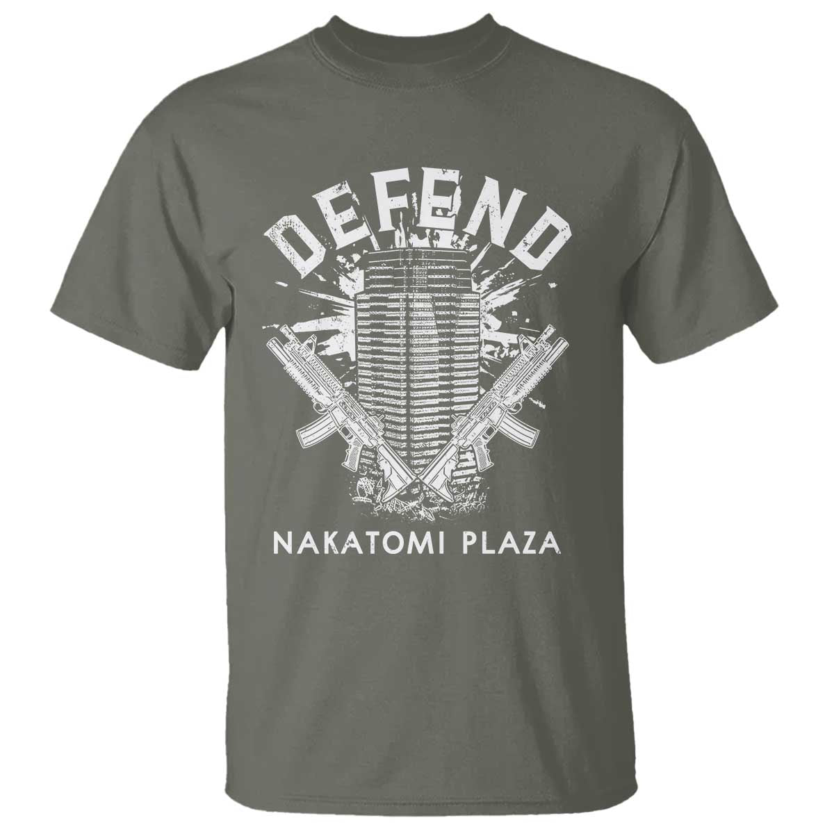 defend-nakatomi-plaza-funny-christmas-t-shirt